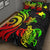 Papua New Guinea Quilt Bed Set - Reggae Tentacle Turtle Art - Polynesian Pride