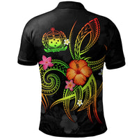 Polynesian Hawaii Custom Polo Shirt Legend of Samoa (Reggae) - Polynesian Pride