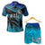 Combo Polo Shirt and Men Short Fiji Rugby Polynesian Blue Blue - Polynesian Pride