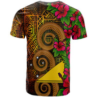 Tokelau Polynesian T Shirt Hibiscus Vintage - Polynesian Pride