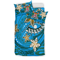 Fiji Bedding Set - Spring Style Blue Color - Polynesian Pride