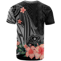 Marshall Islands Custom T Shirt Polynesian Hibiscus Pattern Style - Polynesian Pride
