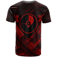 Yap Polynesian T Shirt Yap Red Seal Camisole Hibiscus Style - Polynesian Pride