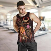 Pohnpei Polynesian Personalised Men's Tank Top - Legend of Pohnpei (Red) - Polynesian Pride