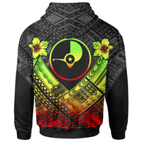 Yap Polynesian Hoodie Yap Reggae Seal Camisole Hibiscus Style - Polynesian Pride