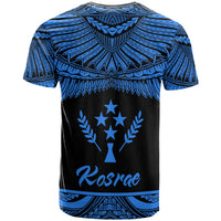 Kosrae Polynesian Custom T Shirt Kosrae Pride Blue Version - Polynesian Pride