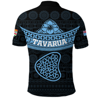 Tavarua Fiji Tapa Tribal Polo Shirt LT12 - Polynesian Pride