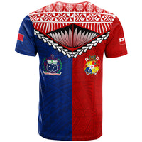 Tonga Combine Samoa Pride T Shirt LT12 - Polynesian Pride