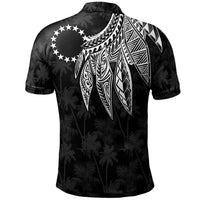 Cook Islands Custom Polo Polynesian Wings (White) - Polynesian Pride