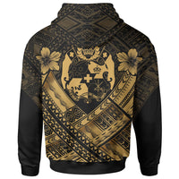 Tonga Polynesian Hoodie Tonga Gold Seal Camisole Hibiscus Style - Polynesian Pride