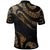 Wallis and Futuna Custom Polo Shirt Polynesian Tattoo Gold Version - Polynesian Pride