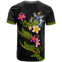 Solomon Islands Polynesian T Shirt Plumeria Tribal - Polynesian Pride