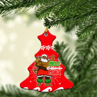 Hawaii Polynesian Santa Claus Christmas Ornament - LT12 - Polynesian Pride