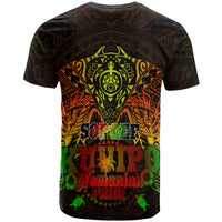 Chuuk T Shirt Reggae Kanaka Maoli Turtle Manta Ray - Polynesian Pride