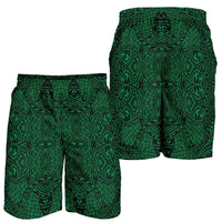 Polynesian Lauhala Mix Green Men's Short Green - Polynesian Pride