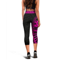Pohnpei Rising Capris (Pink) A6 - Polynesian Pride