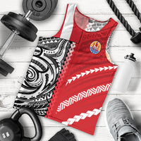 Tahiti Unique Men Tank Top Polynesia Pattern LT13 Red - Polynesian Pride