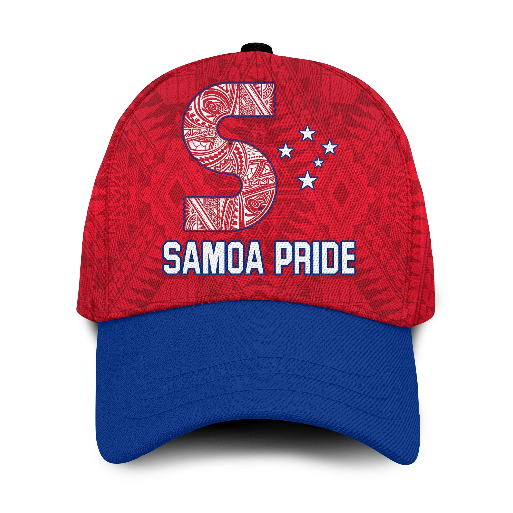 Toa Samoa Rugby Classic Cap Samoan Pride Ver.02 LT13 Classic Cap Universal Fit Red - Polynesian Pride