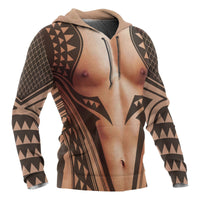 Polynesian Pride 3D Hoodie Tattoo Body Style - Polynesian Pride