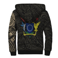 Cook Islands Tattoo Style - Sherpa Hoodie - Polynesian Pride