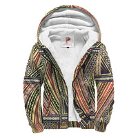 Polynesian Patterns Sherpa Hoodie 01 - Polynesian Pride