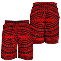 Polynesian Seamless Red Men's Short Red - Polynesian Pride