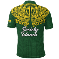 Society Islands Pride Polo Shirt LT12 - Polynesian Pride