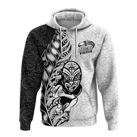 Custom New Zealand Maori All Black Rugby Hoodie LT2 - Polynesian Pride