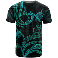 Cook Islands T Shirt Polynesian Turtle With Pattern - Polynesian Pride