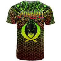 Polynesian Pohnpei T Shirt Reggae Vintage Polynesian Patterns - Polynesian Pride