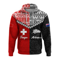 Tonga Combine New Zealand Maori Aotearoa Heritage Hoodie LT12 - Polynesian Pride