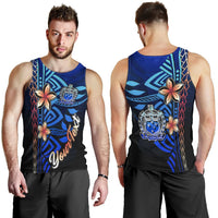 Samoa Custom Personalised Men's Tank Top - Vintage Tribal Mountain - Polynesian Pride