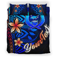 Pohnpei Custom Personalised Bedding Set - Vintage Tribal Mountain - Polynesian Pride