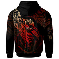 Tonga Polynesian Hoodie Legend Red Version - Polynesian Pride