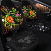 Vanuatu Polynesian Personalised Car Seat Covers - Legend of Vanuatu (Reggae) - Polynesian Pride