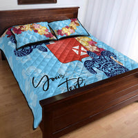 Wallis and Futuna Custom Personalised Quilt Bed Set - Tropical Style - Polynesian Pride