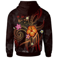 Fiji Polynesian Custom Hoodie Legend of Fiji (Red) - Polynesian Pride