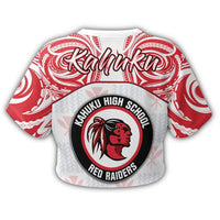 hawaiiCrop Top T - Shirt - Kanaka Kahuku High School Crop Top T - Shirt Demodern Style AH - Polynesian Pride
