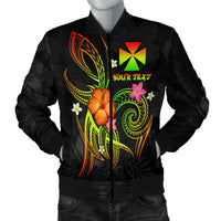 Wallis and Futuna Polynesian Personalised Men's Bomber Jacket - Legend of Wallis and Futuna (Reggae) Reggae - Polynesian Pride
