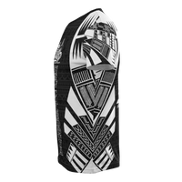 New Caledonia T Shirt New Caledonia Coat Of Arms Polynesian Tattoo Style - Polynesian Pride