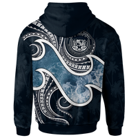 Polynesian Hawaii Hoodie Ocean Style (Coat of Arms) - Polynesian Pride