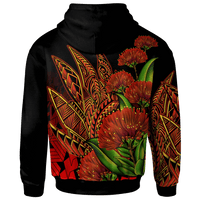 Polynesian Hawaii Custom Hoodie Ohia Lehua - Polynesian Pride