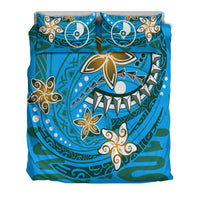 Yap Bedding Set - Spring Style Blue Color - Polynesian Pride