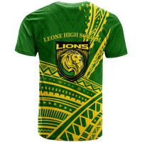 Custom Leone High School Pride T Shirt LT12 - Polynesian Pride