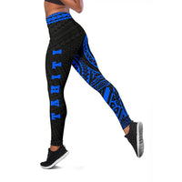 Tahiti Women's Leggings - Polynesian Blue Version - Polynesian Pride