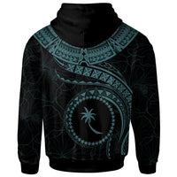 Chuuk Polynesian Hoodie Chuuk Waves (Turquoise) - Polynesian Pride
