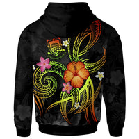 Tuvalu Polynesian Zip up Hoodie Legend of Tuvalu (Reggae) - Polynesian Pride