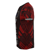 Palau T Shirt Palau Seeal Polynesian Tattoo Red Style - Polynesian Pride
