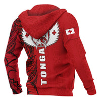 Tonga Polynesian Zip up Hoodie Tonga Wings - Polynesian Pride