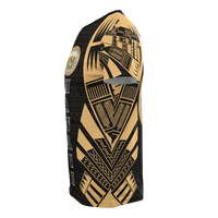 Hawaii T Shirt Hawaii Seal Polynesian Tattoo Gold Style - Polynesian Pride